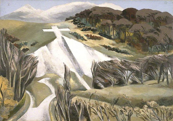Whiteleaf Cross 1931 by Paul Nash | Oil Painting Reproduction