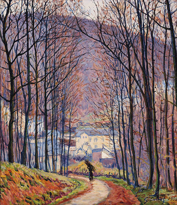 Chemin et Sous Bois by Gustave Cariot | Oil Painting Reproduction