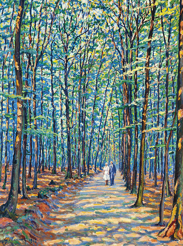 In The Woods at Georgenborn 1932 | Oil Painting Reproduction