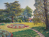 Le Parc du Chateau 1913 By Gustave Cariot