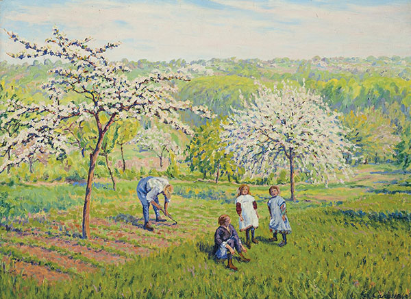 Le Printemps by Gustave Cariot | Oil Painting Reproduction