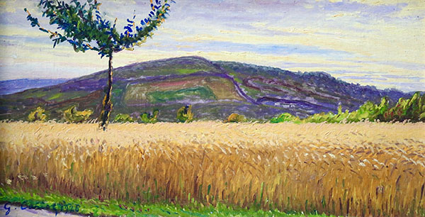 The Cornfield by Gustave Cariot | Oil Painting Reproduction