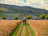 The End of The Day 1938 By Gustave Cariot