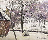 The Garden Under The Snow 1947 By Gustave Cariot