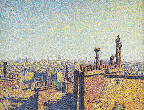 The Roofs of Paris Afternoon 1899 | Oil Painting Reproduction