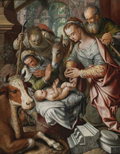 Adoration of The Shepherds By Joachim Beuckelaer