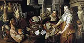 Christ in The House of Martha and Mary 1568 By Joachim Beuckelaer