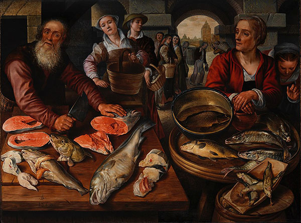 Fish Market by Joachim Beuckelaer | Oil Painting Reproduction