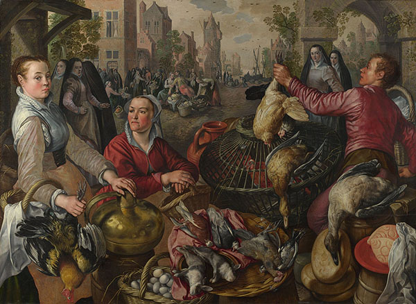 The Four Elements Air by Joachim Beuckelaer | Oil Painting Reproduction