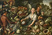Vegetable Market 1567 By Joachim Beuckelaer
