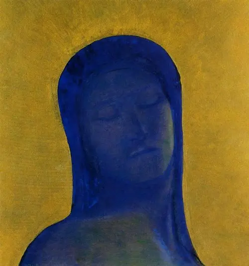 Closed Eyes 1894 By Odilon Redon