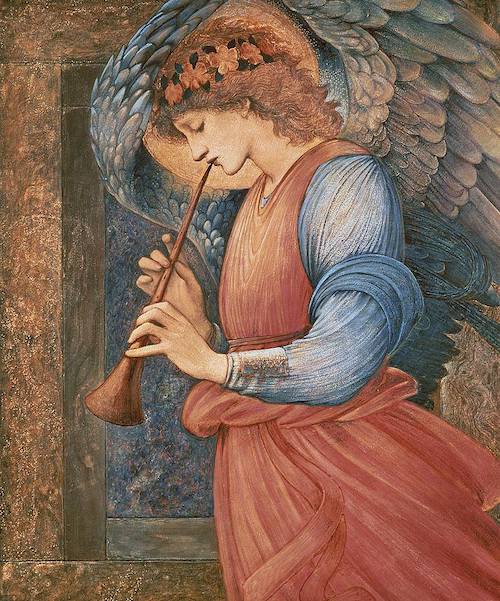 An Angel Playing a Flageolet 1878 | Oil Painting Reproduction