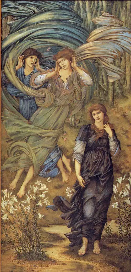 Sponsa de Libano 1891 By Sir Edward Coley Burne-Jones