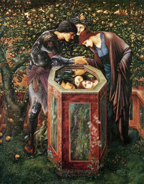 The Beguiling of Merlin 1874 By Sir Edward Coley Burne-Jones