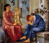 The Lament 1866 By Sir Edward Coley Burne-Jones