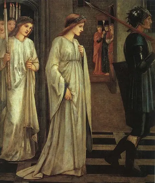 The Princess Sabra Led to The Dragon 1866 By Sir Edward Coley Burne-Jones