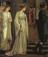 The Princess Sabra Led to The Dragon 1866 By Sir Edward Coley Burne-Jones
