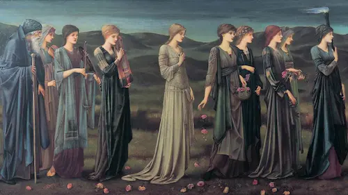 The Wedding of Psyche 1895 By Sir Edward Coley Burne-Jones