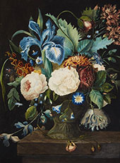 A Floral Still Life By Jan Van Huysum