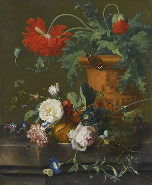A Still Life By Jan Van Huysum
