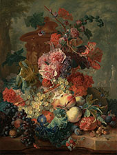 Fruit Piece 1722 By Jan Van Huysum