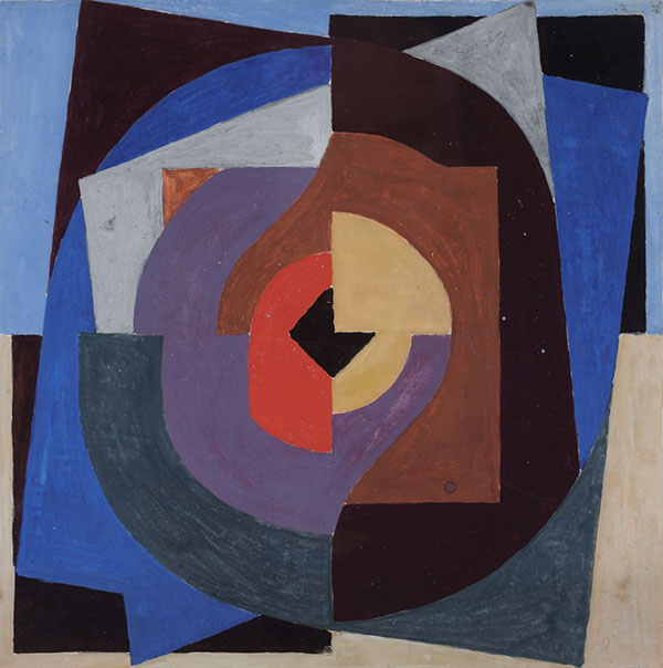 Abstract Composition 1922 by Mainie Jellett | Oil Painting Reproduction