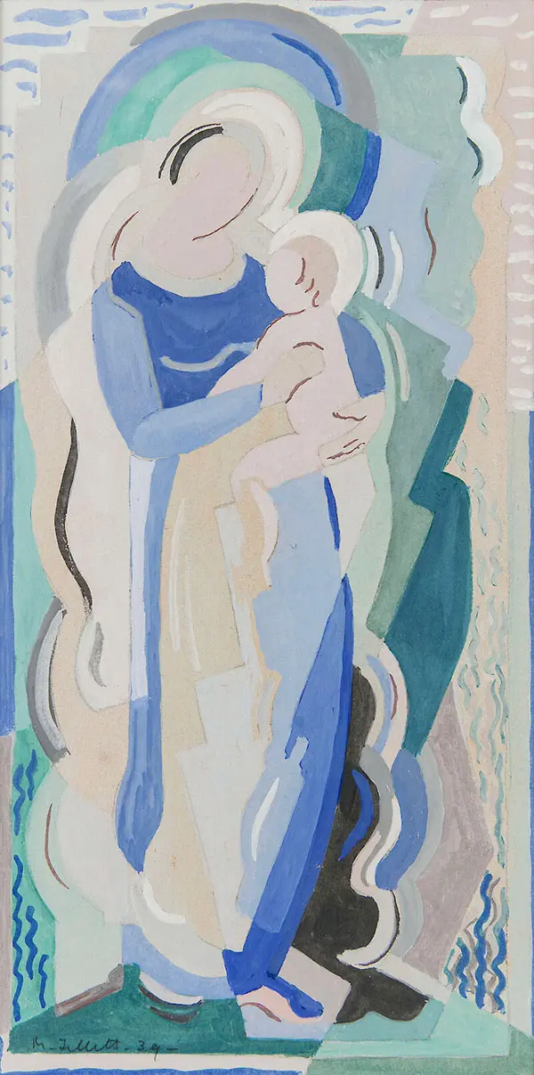 Study for Spring Madonna 1939 By Mainie Jellett