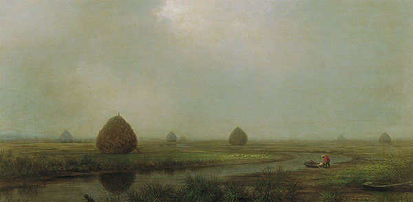 Jersey Marshes 1874 by Martin Johnson Heade | Oil Painting Reproduction