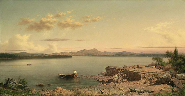 Lake George 1862 by Martin Johnson Heade | Oil Painting Reproduction