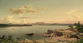Lake George 1862 By Martin Johnson Heade