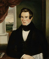Portrait of a Man 1840 By Martin Johnson Heade