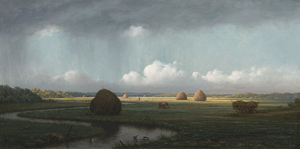 Sudden Showers Newbury Marshes 1865 | Oil Painting Reproduction