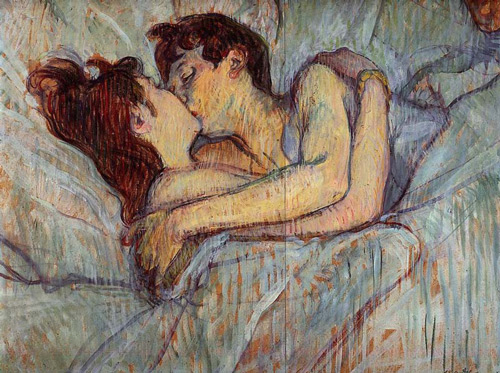 In Bed, The Kiss c1892 | Oil Painting Reproduction