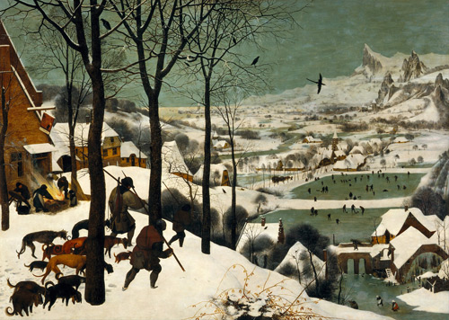 The Hunters in the Snow Winter | Oil Painting Reproduction