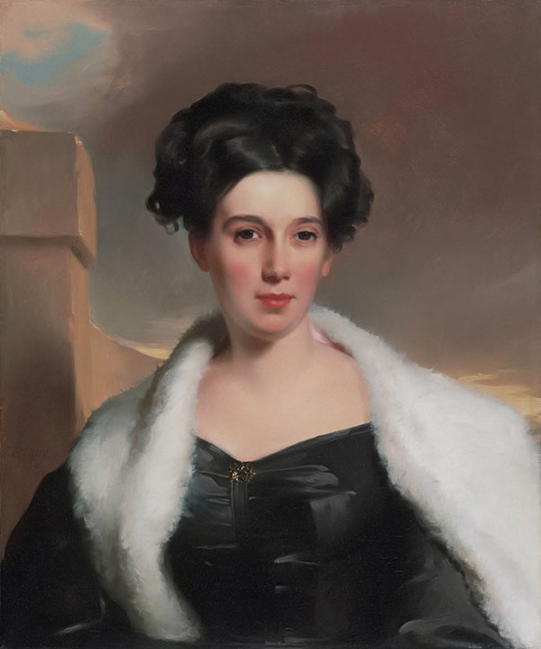 Portrait of Mary Ann Heide Norris 1830 | Oil Painting Reproduction