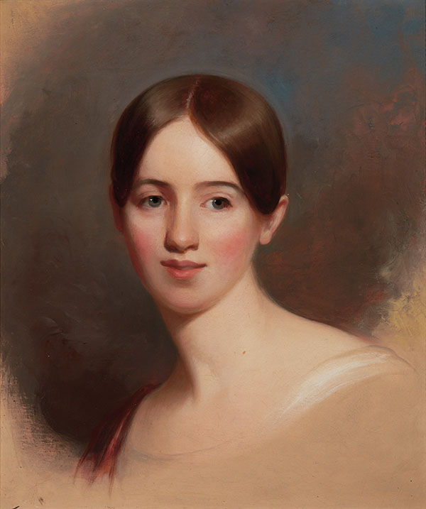 Portrait of Miss Todd 1845 by Thomas Sully | Oil Painting Reproduction