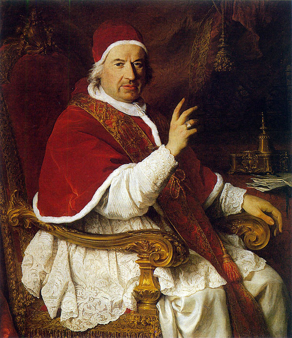 Portrait of Pope Benedict XIV | Oil Painting Reproduction