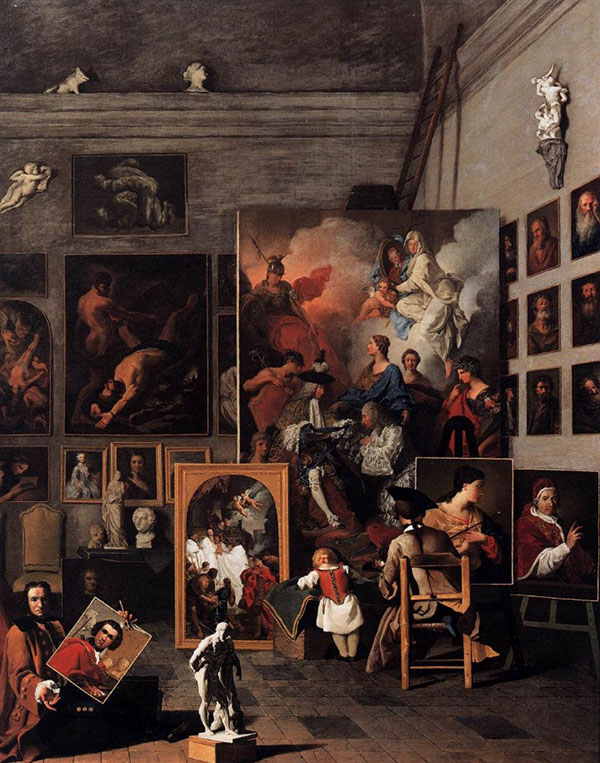 The Studio of The Painter 1746 | Oil Painting Reproduction