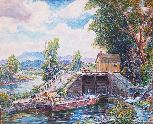 Lefever Lock 1920 by Reynolds Beal | Oil Painting Reproduction