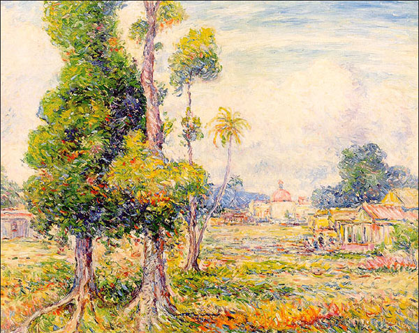Mango Trees Rio Piedras 1921 by Reynolds Beal | Oil Painting Reproduction