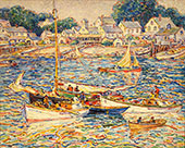 Provincetown Waterfront 1916 By Reynolds Beal