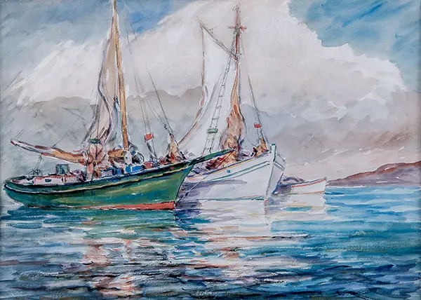 Schooner By Reynolds Beal