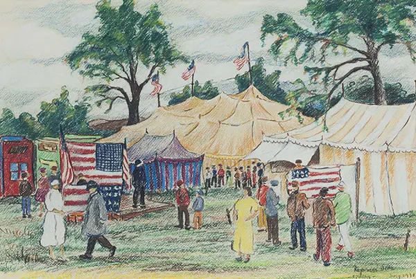 Sparks Circus 1930 By Reynolds Beal