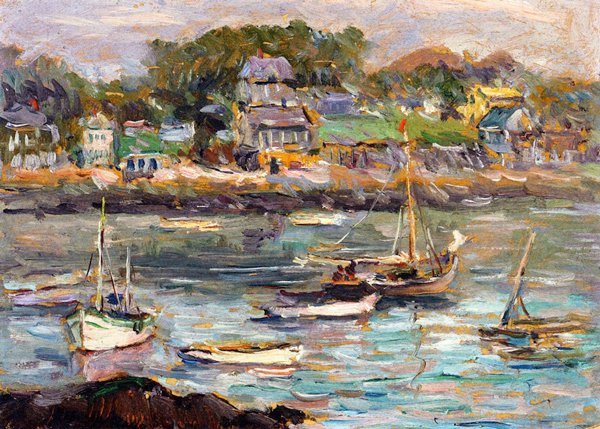 Rockport Harbor by Reynolds Beal | Oil Painting Reproduction