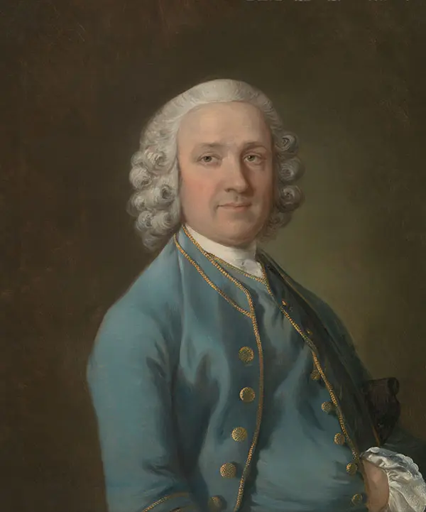 A Man Called Mr. Wood the Dancing Master 1757 By Thomas Gainsborough