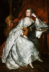 Ann Ford Later Mrs. Philip Thicknesse 1760 By Thomas Gainsborough