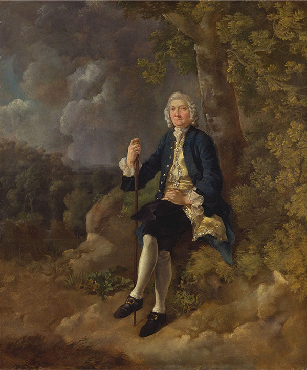 Clayton Jones 1745 by Thomas Gainsborough | Oil Painting Reproduction