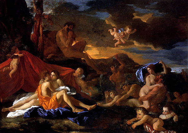 Acis and Galatea 1629 by Nicolas Poussin | Oil Painting Reproduction