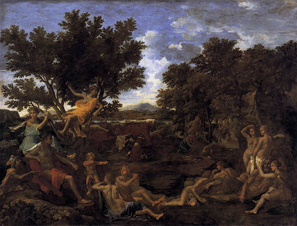 Apollo and Daphne 1664 by Nicolas Poussin | Oil Painting Reproduction