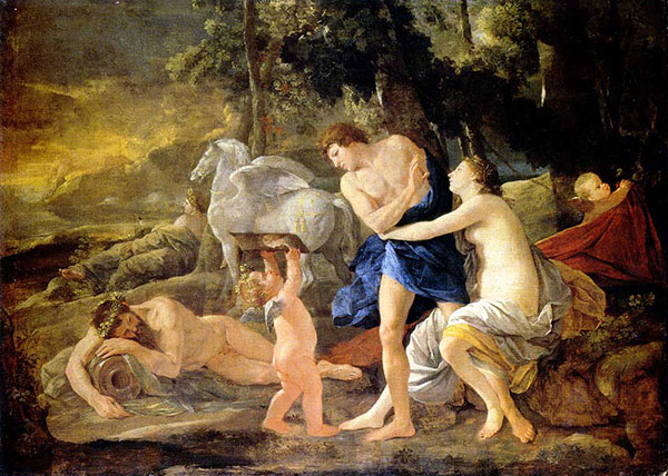 Cephalus and Aurora 1627 by Nicolas Poussin | Oil Painting Reproduction